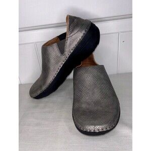 Fitflop Superloafer Shimmersnake Womens Size 5 Pewter Loafer Shoes